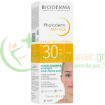BIODERMA - Photoderm AKN Mat Fluide Correcteur SPF30 40mL Αντιηλιακά Προσώπου